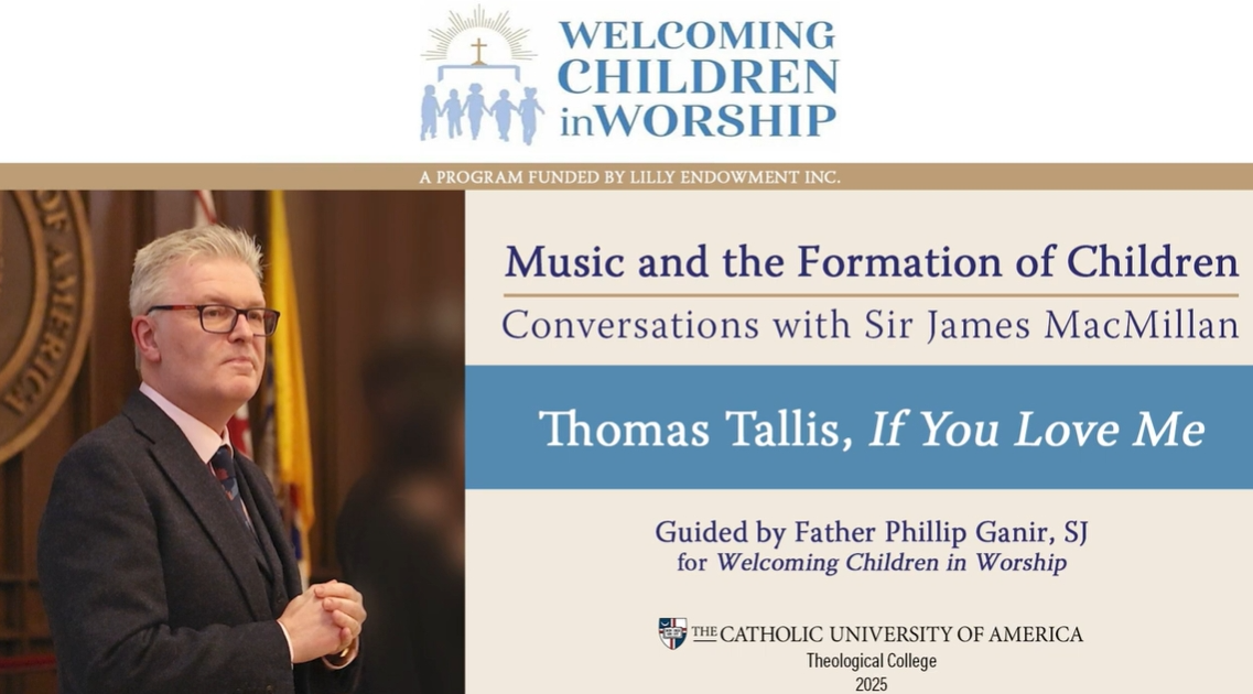 Sir James on Tallis’s <i>If ye love me</i>
