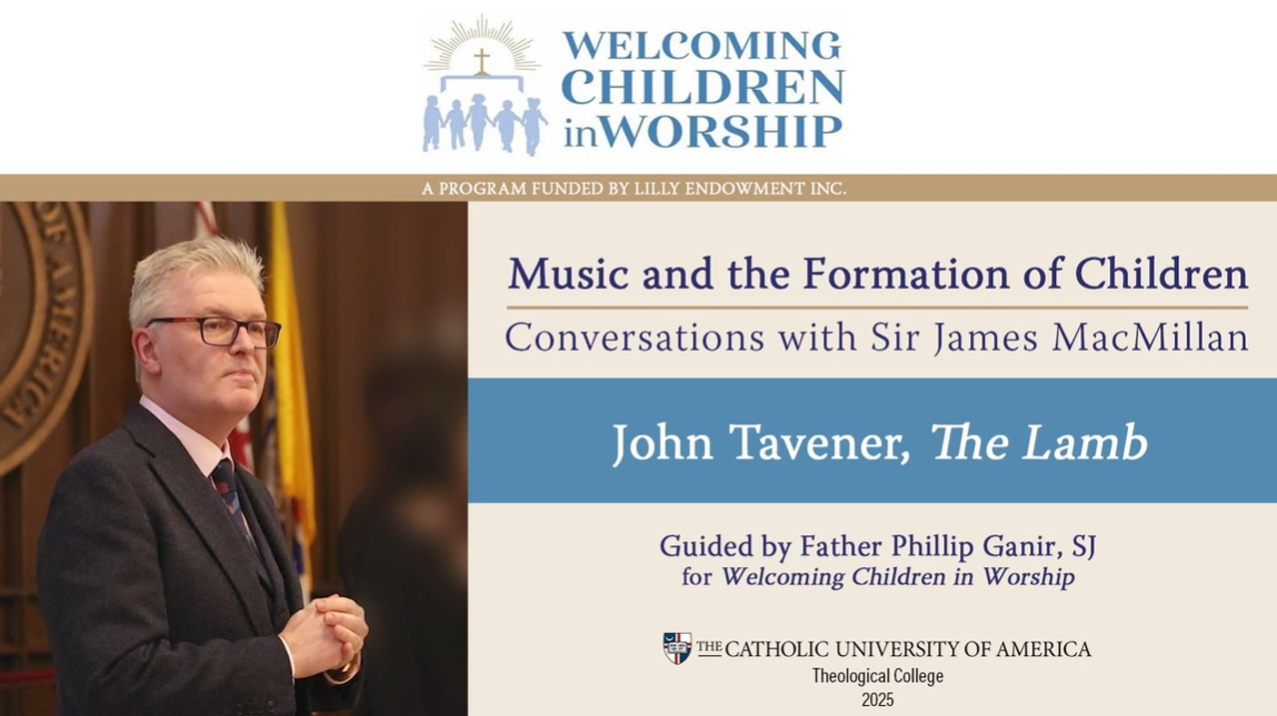 Sir James on Tavener’s <i>The Lamb</i>